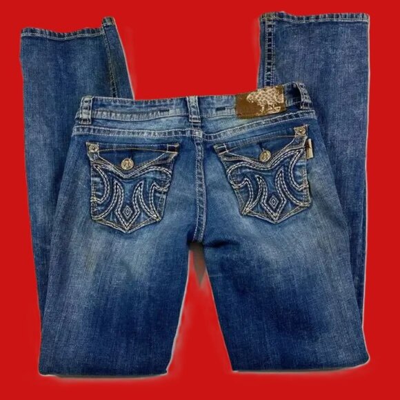 MEK USA DNM western work, lowrise Jeans size 28 X 34 - Picture 1 of 6